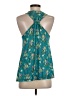 Lush 100% Rayon Teal Tank Top Size S - photo 2