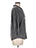 Zara Gray 3/4 Sleeve Button-Down Shirt Size M - photo 4