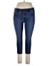 Apt. 9 Solid Blue Jeans Size 16 (petite) - photo 1
