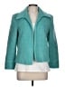 Adolfo Chevron-herringbone Teal Blazer Size 12 - photo 1