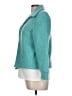 Adolfo Chevron-herringbone Teal Blazer Size 12 - photo 5