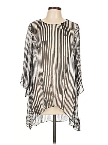 Anne Fontaine 3/4 Sleeve Silk Top (view 1)