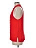 Marvel 100% Rayon Red Sleeveless Blouse Size M - photo 5