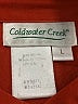 Coldwater Creek Orange 3/4 Sleeve Button-Down Shirt Size L - photo 7