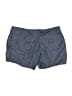 The Limited 100% Cotton Chevron-herringbone Blue Shorts Size 12 - photo 2