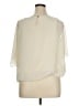 Jennifer Lopez 100% Polyester Ivory Short Sleeve Blouse Size XL - photo 2