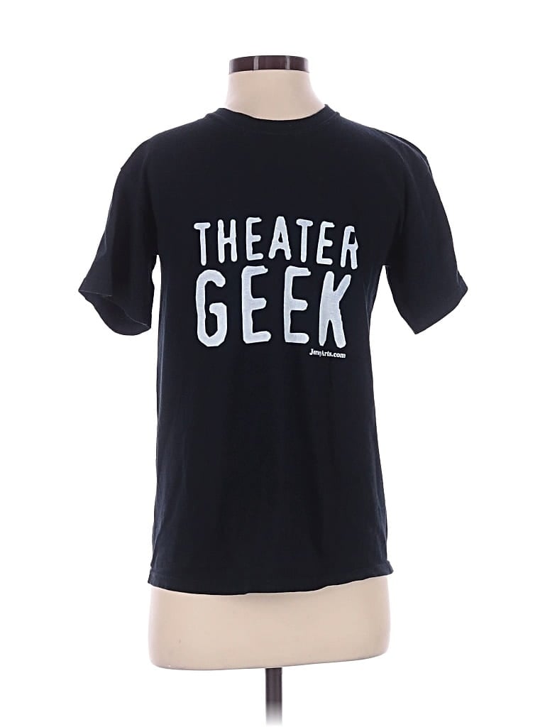 Pre-owned Gildan Short Sleeve T-shirt In Black