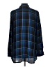 Talbots Plaid Blue Long Sleeve Button-Down Shirt Size L - photo 2