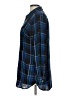 Talbots Plaid Blue Long Sleeve Button-Down Shirt Size L - photo 5