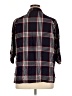 Attention 100% Viscose Plaid Black 3/4 Sleeve Button-Down Shirt Size XL - photo 2
