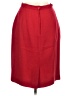 Unbranded 100% Acetate Solid Red Formal Skirt Size 8 - photo 2