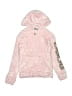Bebe 100% Polyester Pink Zip Up Hoodie Size 7 - 8 - photo 1