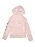 Bebe 100% Polyester Pink Zip Up Hoodie Size 7 - 8 - photo 2