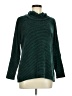Chenault 100% Polyester Green Turtleneck Sweater Size M - photo 1