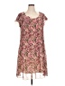 KSL 100% Polyester Paisley Floral Pink Casual Dress Size 16 - photo 1