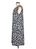 Apt. 9 Animal Print Blue Casual Dress Size L - photo 5
