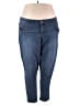 Democracy Solid Blue Jeggings Size 24 - photo 1