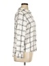 Croft & Barrow 100% Rayon Plaid Ivory 3/4 Sleeve Blouse Size XL - photo 4