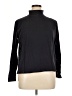 Lands' End 100% Cotton Black Long Sleeve Turtleneck Size XL - photo 1