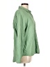 Universal Thread 100% Cotton Green Long Sleeve Button-Down Shirt Size L - photo 4