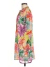 Boston Proper 100% Polyester Tropical Orange Casual Dress Size M - photo 5