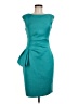 Eliza J Solid Teal Cocktail Dress Size 6 - photo 1