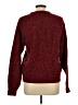 Lands' End 100% Nylon Tweed Red Pullover Sweater Size L - photo 2