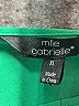 Mlle Gabrielle 100% Polyester Solid Green Jumpsuit Size XL - photo 4