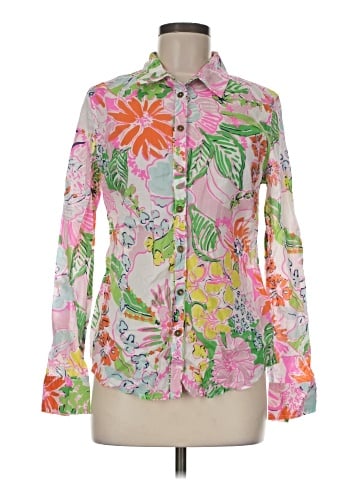 Lilly Pulitzer For Target Long Sleeve Blouse (view 1)