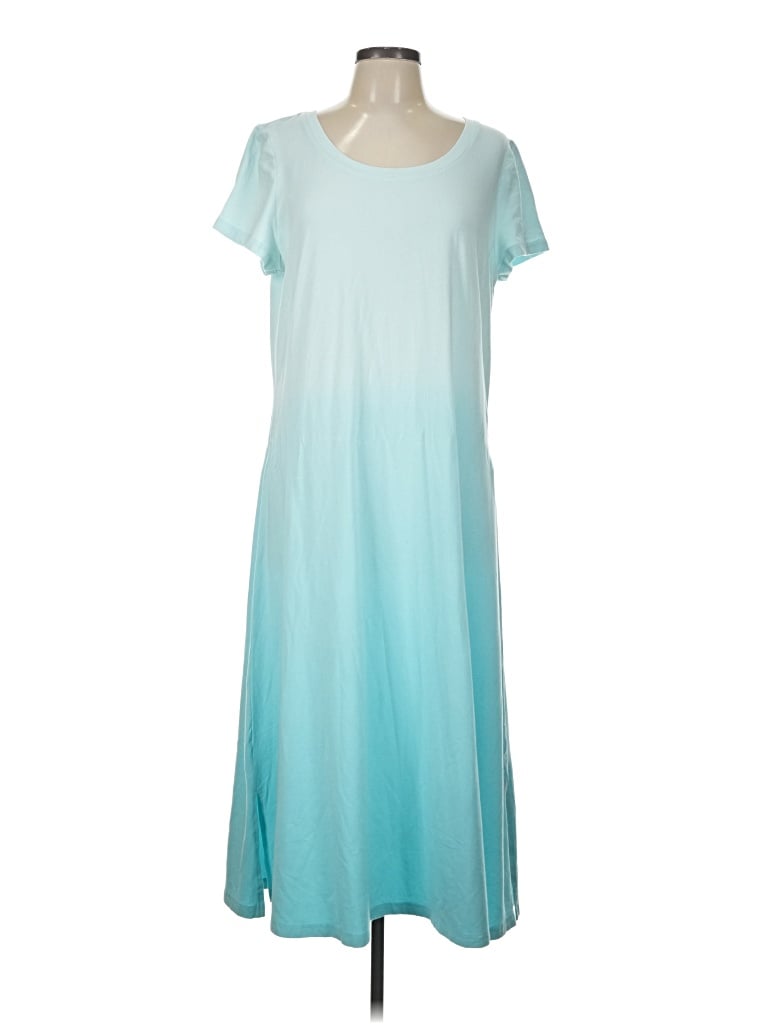 Pre-owned H By Halston Casual Dress In Teal