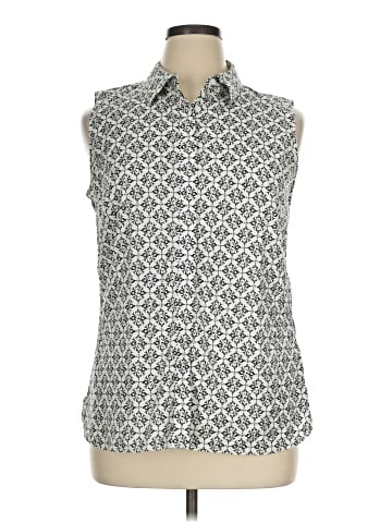 Talbots Sleeveless Button-Down Shirt (view 1)