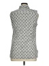 Talbots Silver Sleeveless Button-Down Shirt Size 16 - photo 2