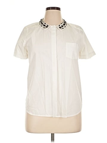 J.Crew Factory Store Short Sleeve Blouse (view 1)