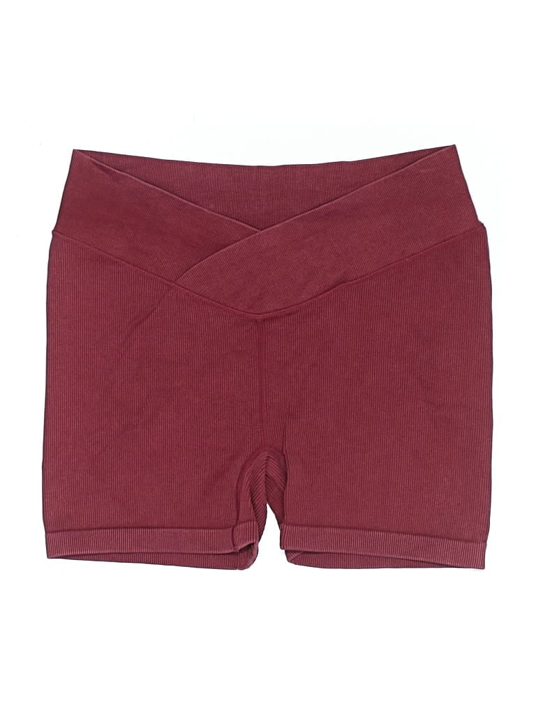 Pre-owned Joylab Shorts In Burgundy