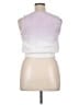 Terry Purple White Tube Top Size XL - photo 2