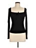 Cotton Candy LA Black Long Sleeve Top Size M - photo 1