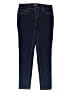 Justice Solid Blue Jeggings Size 14 - photo 1