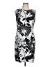 Connected Apparel Graphic Gray Cocktail Dress Size 12 (petite) - photo 1