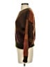Autograph Plaid Brown Wool Pullover Sweater Size S - photo 5