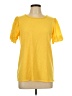 Notations Yellow Short Sleeve Top Size L - photo 1