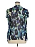 Worthington 100% Polyester Blue Short Sleeve Blouse Size 1X - photo 2