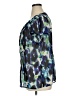 Worthington 100% Polyester Blue Short Sleeve Blouse Size 1X - photo 5