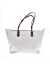 MICHAEL Michael Kors 100% Leather Stripes Gray Leather Tote One size - photo 3