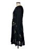 Ann Taylor LOFT 100% Polyester Paisley Blue Black Casual Dress Size 6 - photo 5