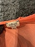 Wilfred 100% Silk Orange Sleeveless Silk Top Size XS - photo 7