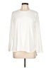 J.Jill Solid White Ivory Long Sleeve T-Shirt Size Lg Petite - photo 1