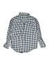 Janie and Jack Checkered-gingham Blue Long Sleeve Button-Down Shirt Size 6 - photo 2