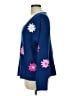 Lilly Pulitzer Floral Blue Pullover Sweater Size L - photo 5
