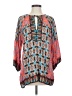 Feathers 100% Modal Teal 3/4 Sleeve Blouse Size S - photo 1