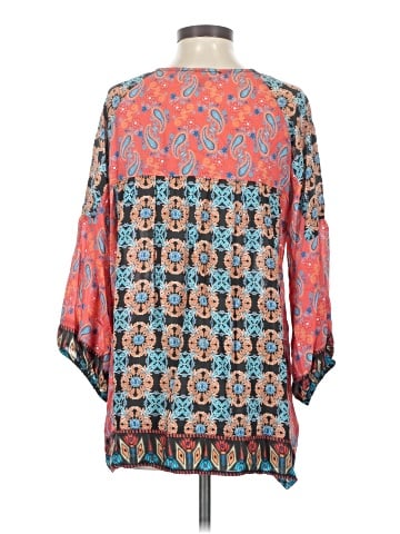 Feathers 3/4 Sleeve Blouse (view 2)